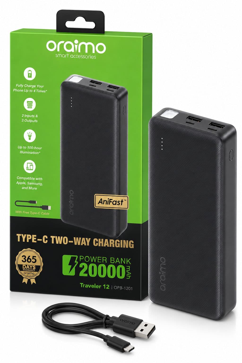 Oraimo 20000mah Power bank